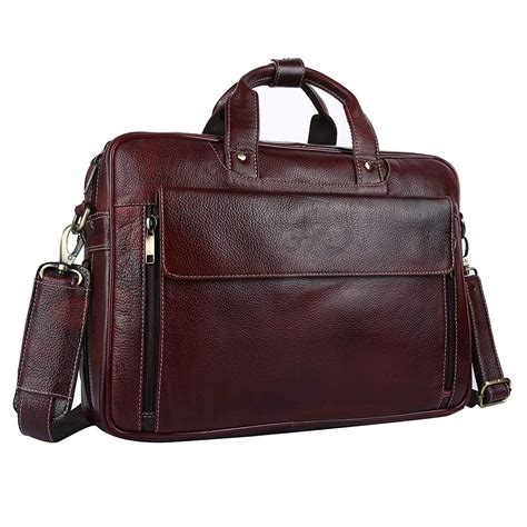 fake leather messenger bag|genuine leather laptop messenger bag.